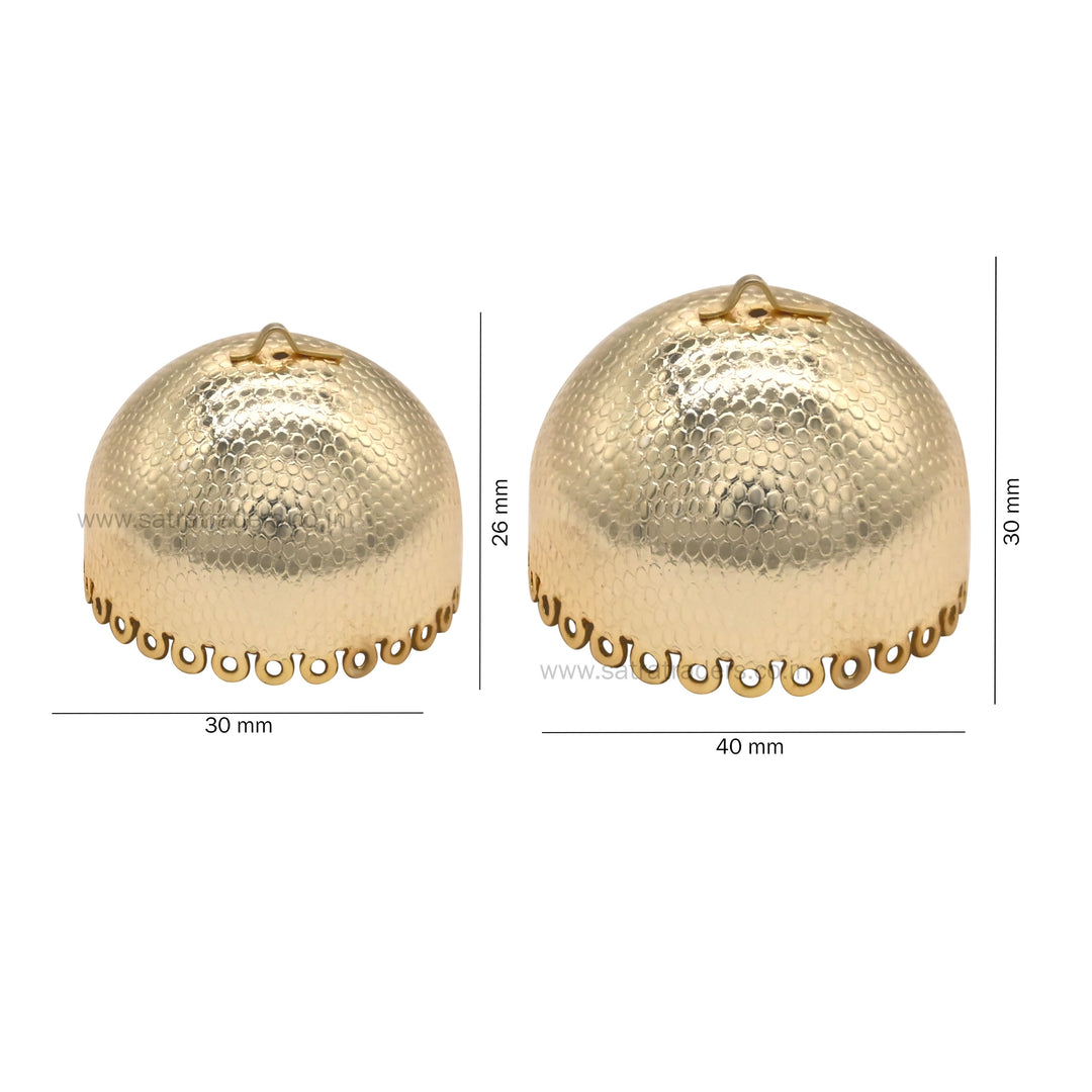 Dot Design Ethnic Jhumki  | 6 Pcs