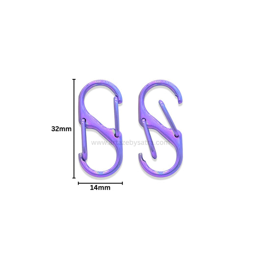 Assorted S-Biners | Size : 32mm | Qty : 6pcs | BF128