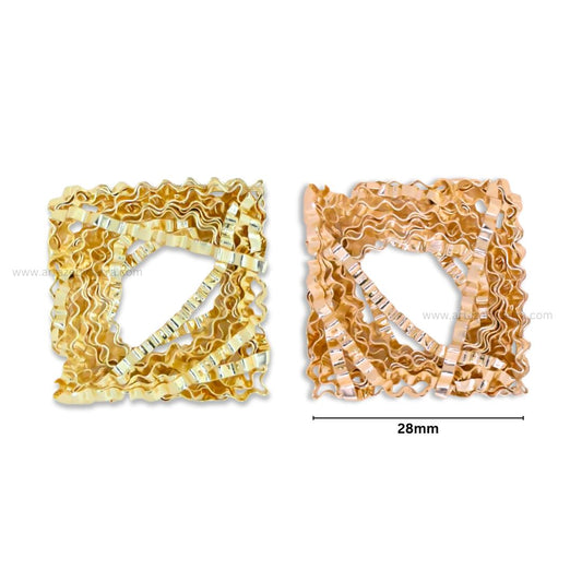 Wire Jewellery Design | Size : 28mm | 10pcs | WR09