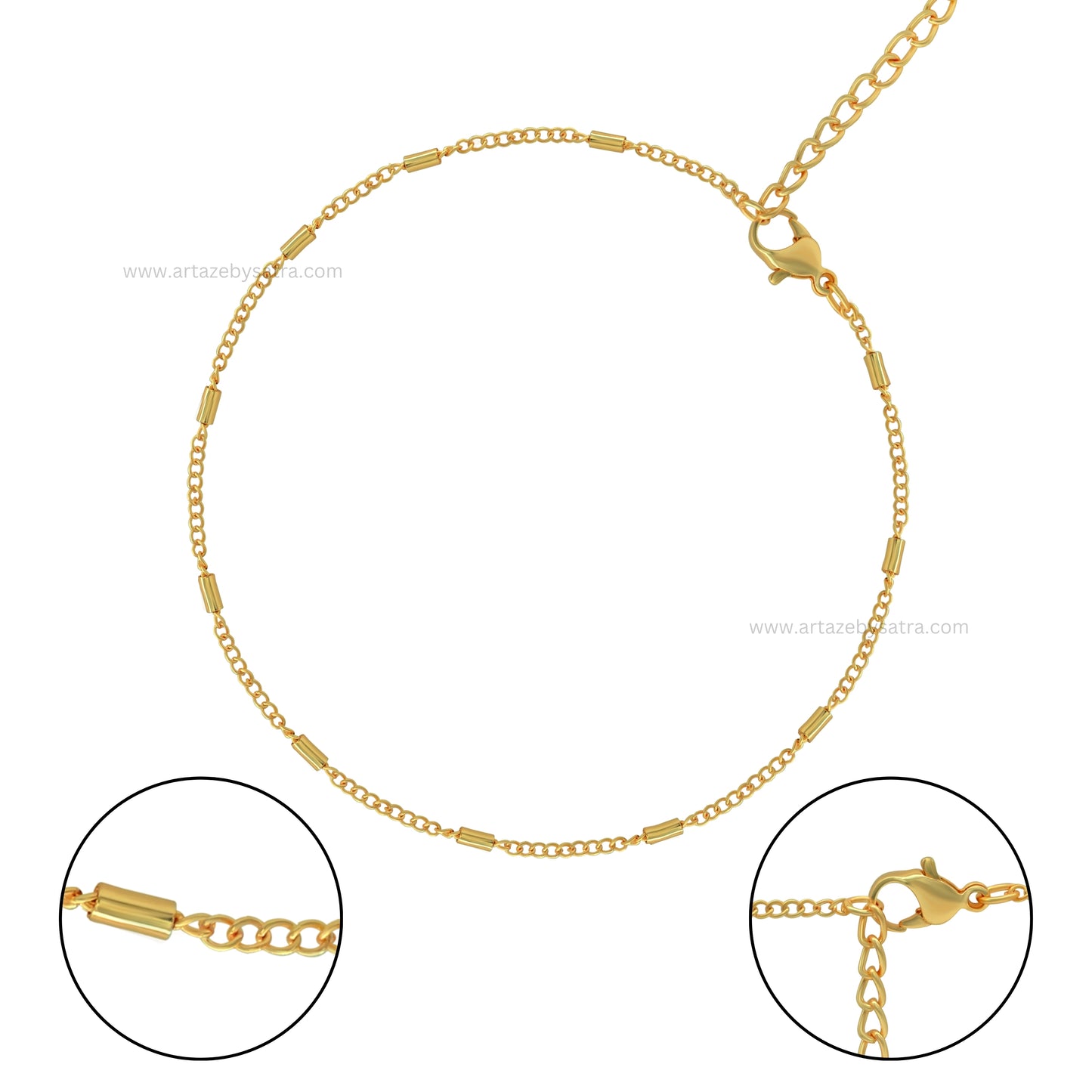 Iron Oval Beaded Chain | Qty : 5pc (High Quality) | RC09