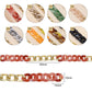 Acrylic & Aluminium Link Chain | Size : 14mm | Qty : 1mtr | AC30