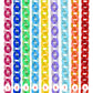 Matt Translucent Acrylic Chains | Size : H-16mm W-23mm | Qty : 1mtr | AC09