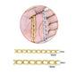 Aluminium Chain | Size : W-7mm,8mm | Qty : 1mtr | JT-14-43-7
