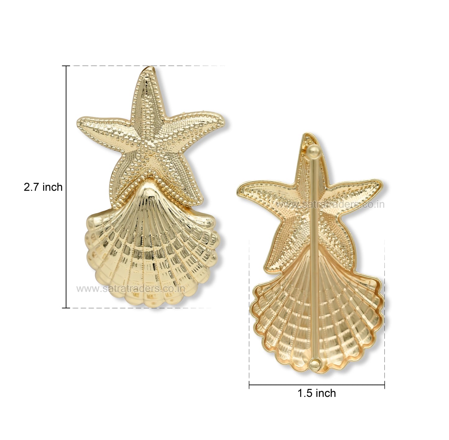 Ocean Motif Slider Buckle | Qty : 2pcs