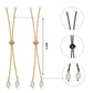 Adjustable Slider Chain With Drop Pearl Stopper Bracelet | Size : 4inch | Qty : 10pcs | B04