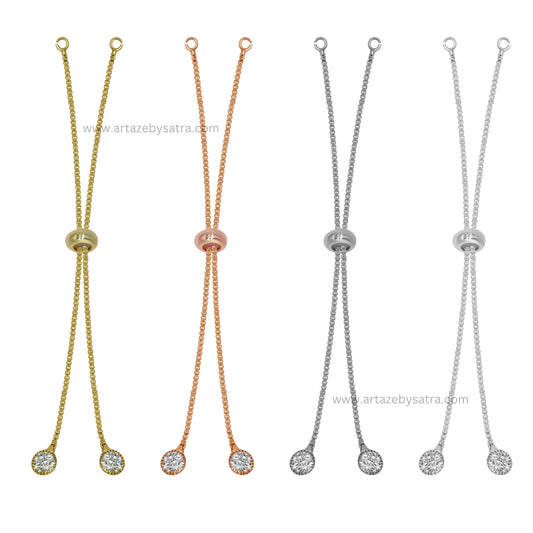 Bracelet Adjustable Slider | Size : 4inch | Qty : 10pcs | B02