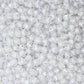 White Translucent Square Plastic Beads | Size : 8mm | PB09
