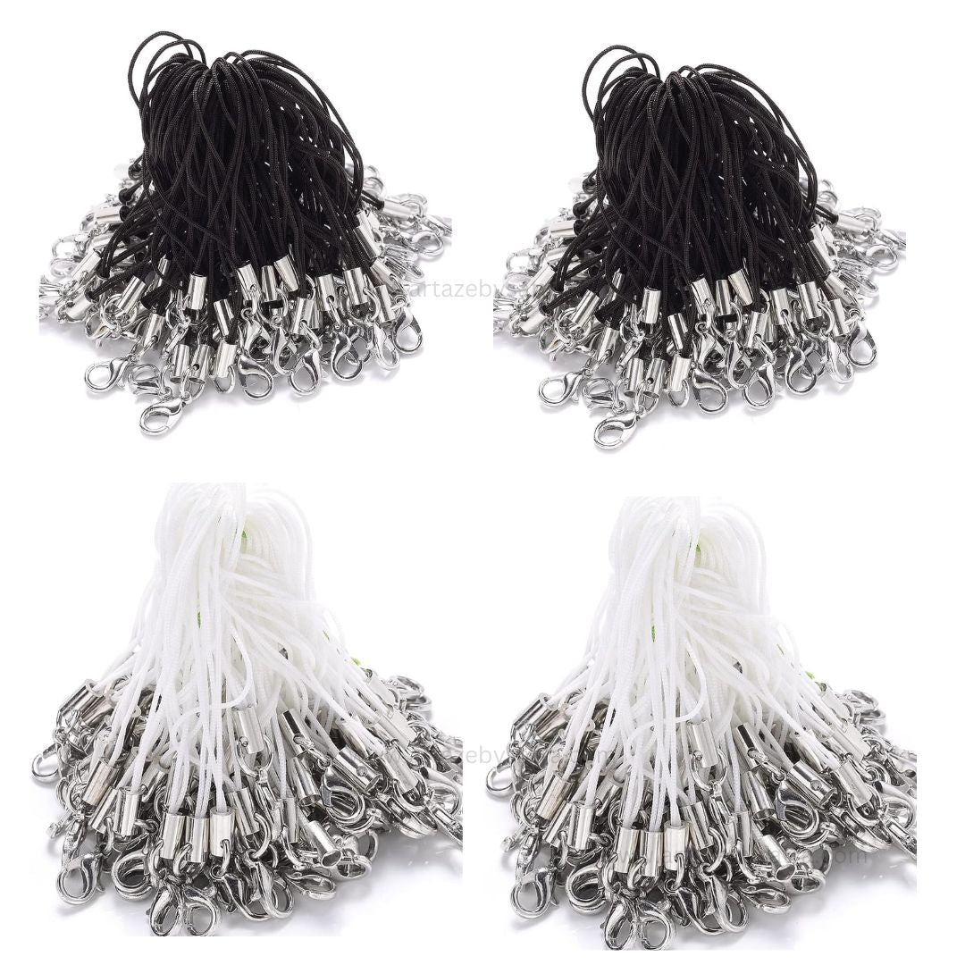 Mobile Phone Strap with Lobster Claw Clasp | Size : 2.5 Inch | Qty : 50pcs | BF129