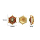 Hexagonal Meenakari Beads | Size : 18mm | Qty : 12pcs