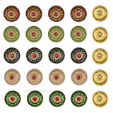 Meenakari Kundan Beads | Size : 23mm | Qty : 6pcs | C-602