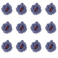 1 Hole Rose Ceramic Flower | Size : 32mm | Qty : 10pcs | CF01