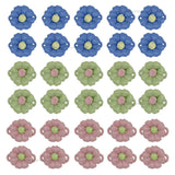 2 Hole Plain Ceramic Flower | Size : 28mm | Qty : 10pcs | CF03