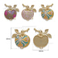 Vintage Fabric Apple Brooch/Pendant | Size : 45mm | Qty : 1pc | CHE172