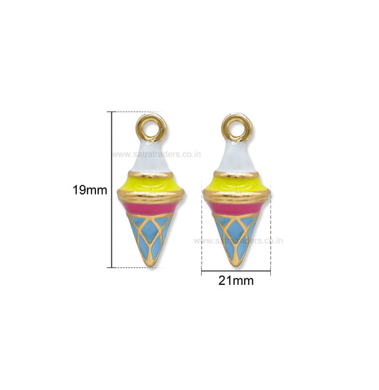 Spinning Top Charm | Size : 19mm | Qty : 1pc | CHE175