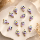 Daisy Flower Bouquet Charm | Qty : 1pcs | CHE183