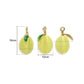 Star Fruit Charm | Size : 19mm | Qty : 1pc | CHE192