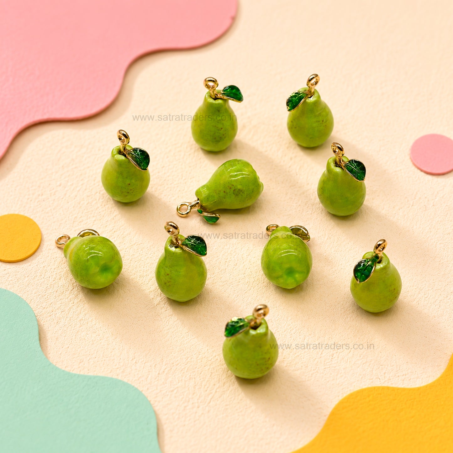 Pear Charm | Size : 19mm | Qty : 1pc | CHE195