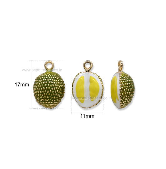 Jackfruit Fruit Charm | Size : 17mm | Qty : 1pcs | CHE199
