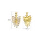 Wing shape Anti-Tarnish Charm | Size : 25mm | Qty : 1pc | CHL179