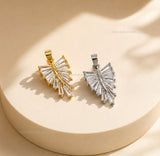 Wing shape Anti-Tarnish Charm | Size : 25mm | Qty : 1pc | CHL179