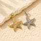 Pave Starfish Anti-Tarnish Charm | Size : 23mm | Qty : 1pc | CHL187