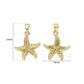 Pave Starfish Anti-Tarnish Charm | Size : 23mm | Qty : 1pc | CHL187