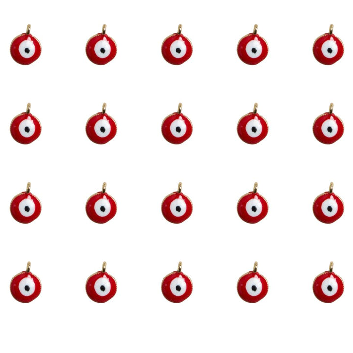 Evil Eye Charms | Size : 8mm | 10Pcs