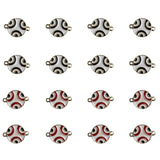 Evil Eye Connector Charms | Size : 16mm | 6pcs