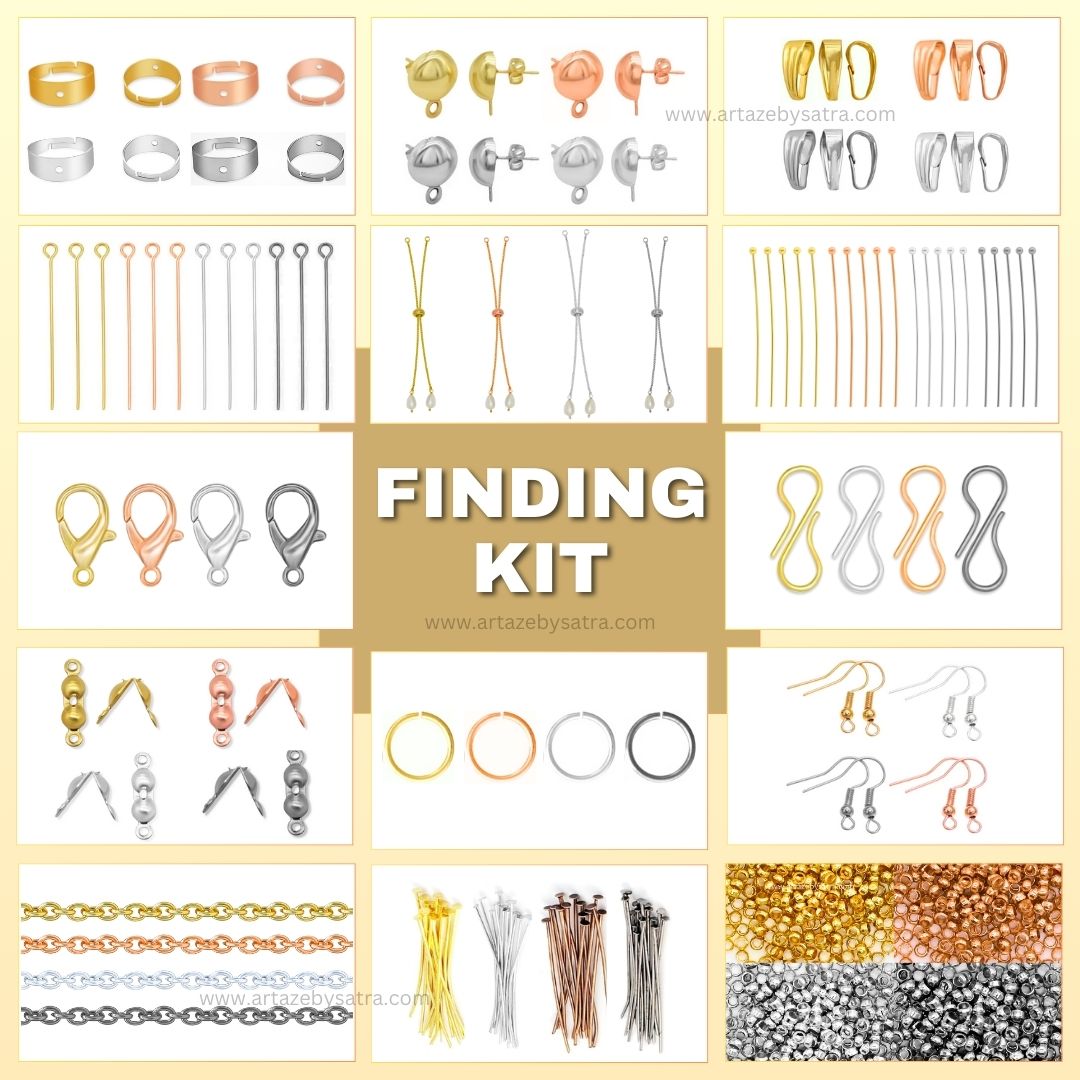 Jewellery Making Raw Material Kit | Beginners Kit | BC11