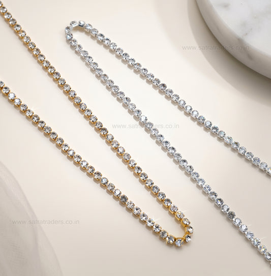 Elegant Crystal Rhinestone Chain | Qty : 10mtr | DC12