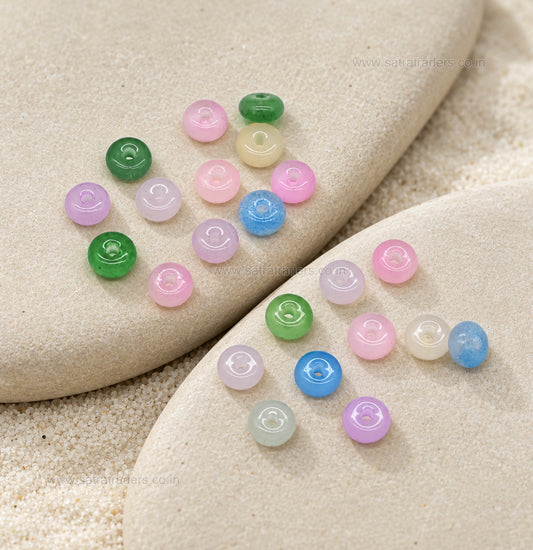 Rondelle Spacer Glass Beads | GB106