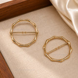 Circular Slide Ring Scarf Clasp & Garment Buckle | Qty : 2pcs