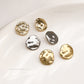 Molten Metal Shank Buttons with Loop | Size : 15mm | Qty : 6pcs