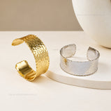 Chic Hammered Brass Kada | 1pc | K126