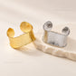 Wide Rough Hammered Brass Kada | 1pc | K127