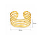 Multi-Band Hammered Brass Kada | 1pc | K135