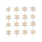 Flower Hair Accessories Single Hole | Size : 23mm | Qty : 25pcs | HA27