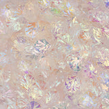 Transparent Rainbow Acrylic Pearl Shell With Hole  | Qty : 50pcs | PB193