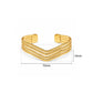 Textured Multi-Strand V-Shape MS Iron Kada | 1pc | K28