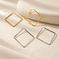 Square Hoop Brass Earrings Bali | Size : 66mm | Qty : 2pcs | EF108