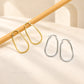 Oval Hoop Brass Earring Bali | Size : 45mm | Qty : 2pcs | EF110