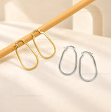 Oval Hoop Brass Earring Bali | Size : 45mm | Qty : 2pcs | EF110