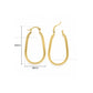 Oval Hoop Brass Earring Bali | Size : 45mm | Qty : 2pcs | EF110