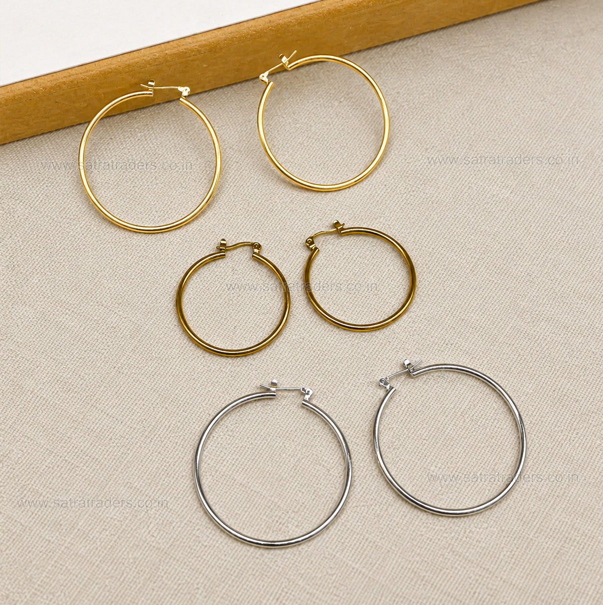 Plain Hoop Brass Earring Bali EF120