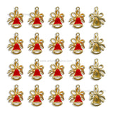Christmas Bell Enamel Charms | Size : 21mm | Qty : 10pcs