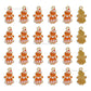 Gingerbread Christmas Enamel Charms | Size : 20mm | Qty : 10pcs
