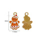 Gingerbread Christmas Enamel Charms | Size : 20mm | Qty : 10pcs