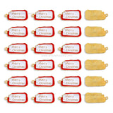 Merry Christmas Enamel Charms | Size : 13mm | Qty : 10pcs