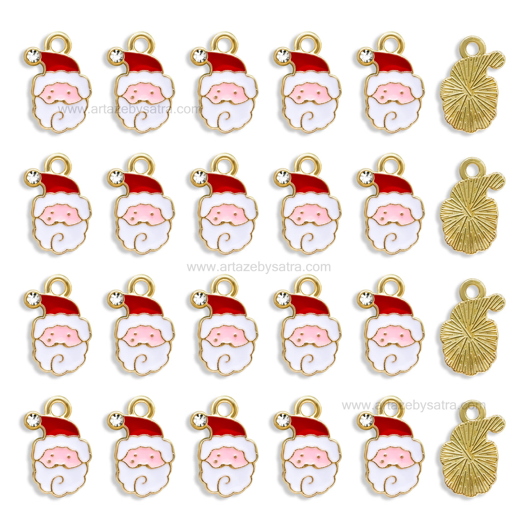 Enamel Charms | Size : 17mm | Qty : 10pcs