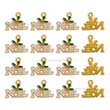 "Noel" Word Charms Enamel Charms | Size : 15mm | Qty : 10pcs
